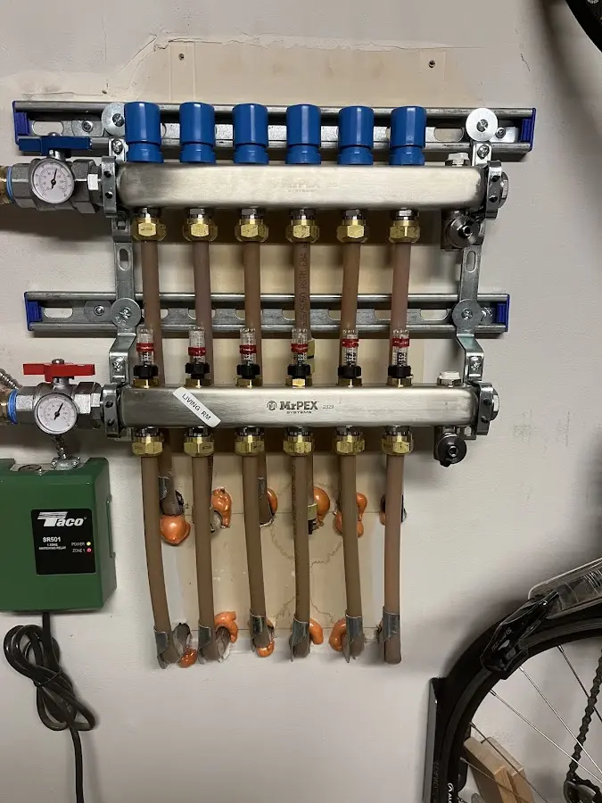 Plumber performing Leak Detection at a residential property in Timnath